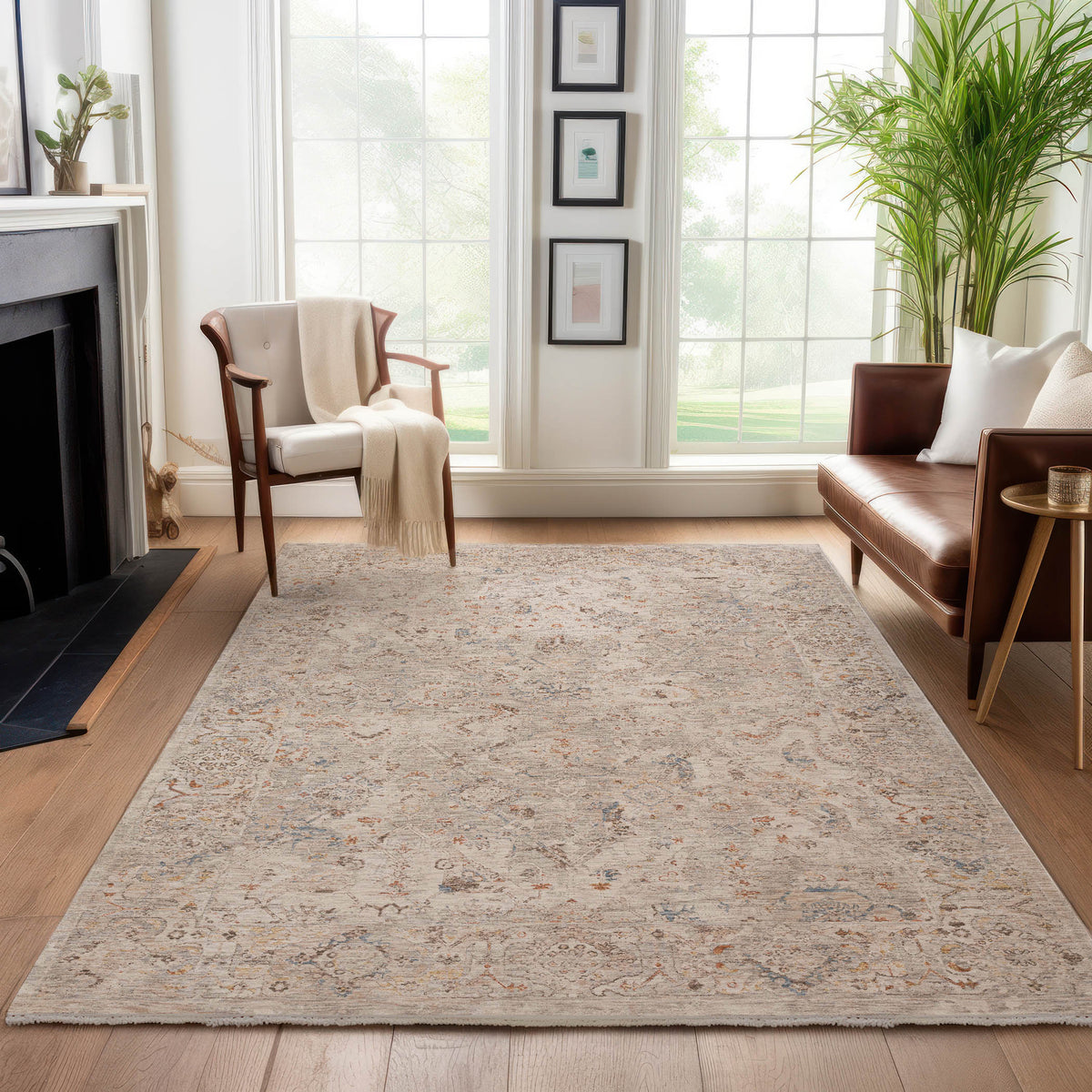 dalyn vienna vi3 linen rug