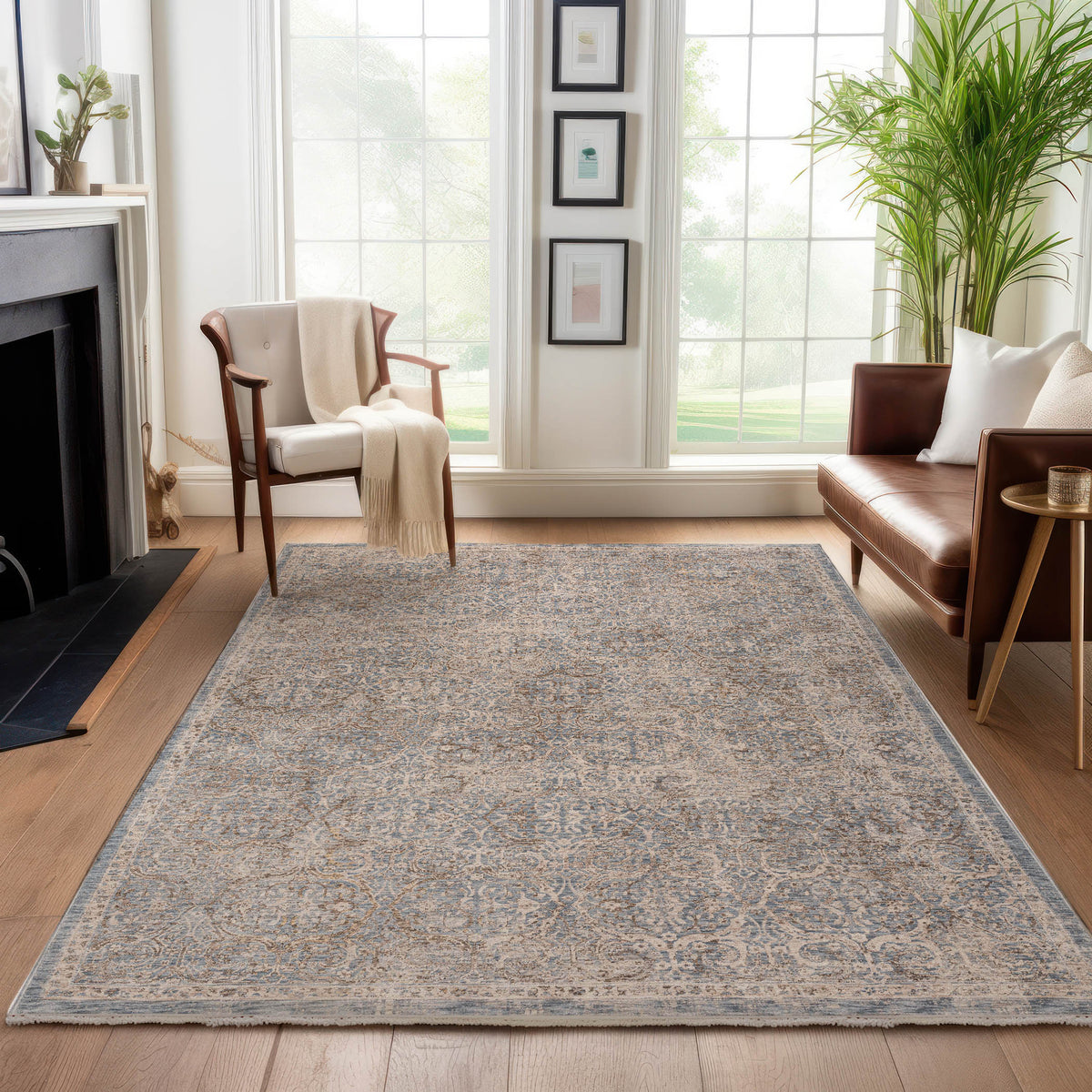 dalyn vienna vi7 denim rug