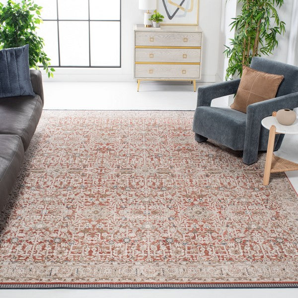 safavieh clearance vivaldi viv546p rust rug