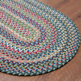 Colonial Mills Cloverdale Wool VL05 Multi-Teal Rug