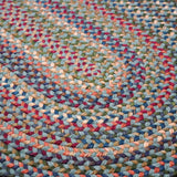 Colonial Mills Cloverdale Wool VL05 Multi-Teal Rug