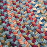 Colonial Mills Cloverdale Wool VL05 Multi-Teal Rug
