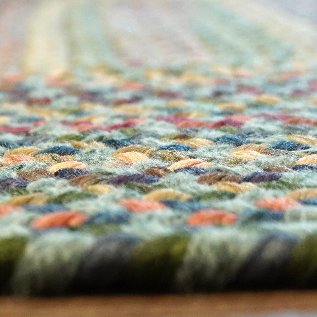 Colonial Mills Cloverdale Wool VL05 Multi-Teal Rug