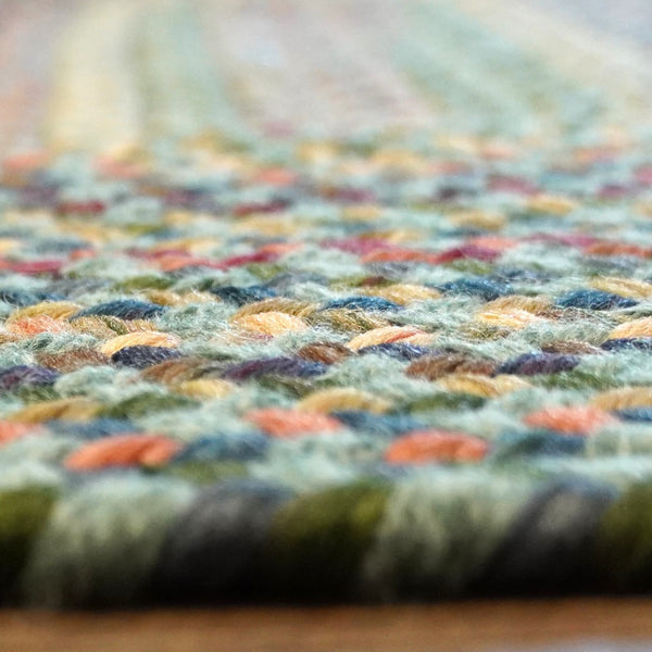Colonial Mills Cloverdale Wool VL05 Multi-Teal Rug