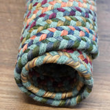 Colonial Mills Cloverdale Wool VL05 Multi-Teal Rug