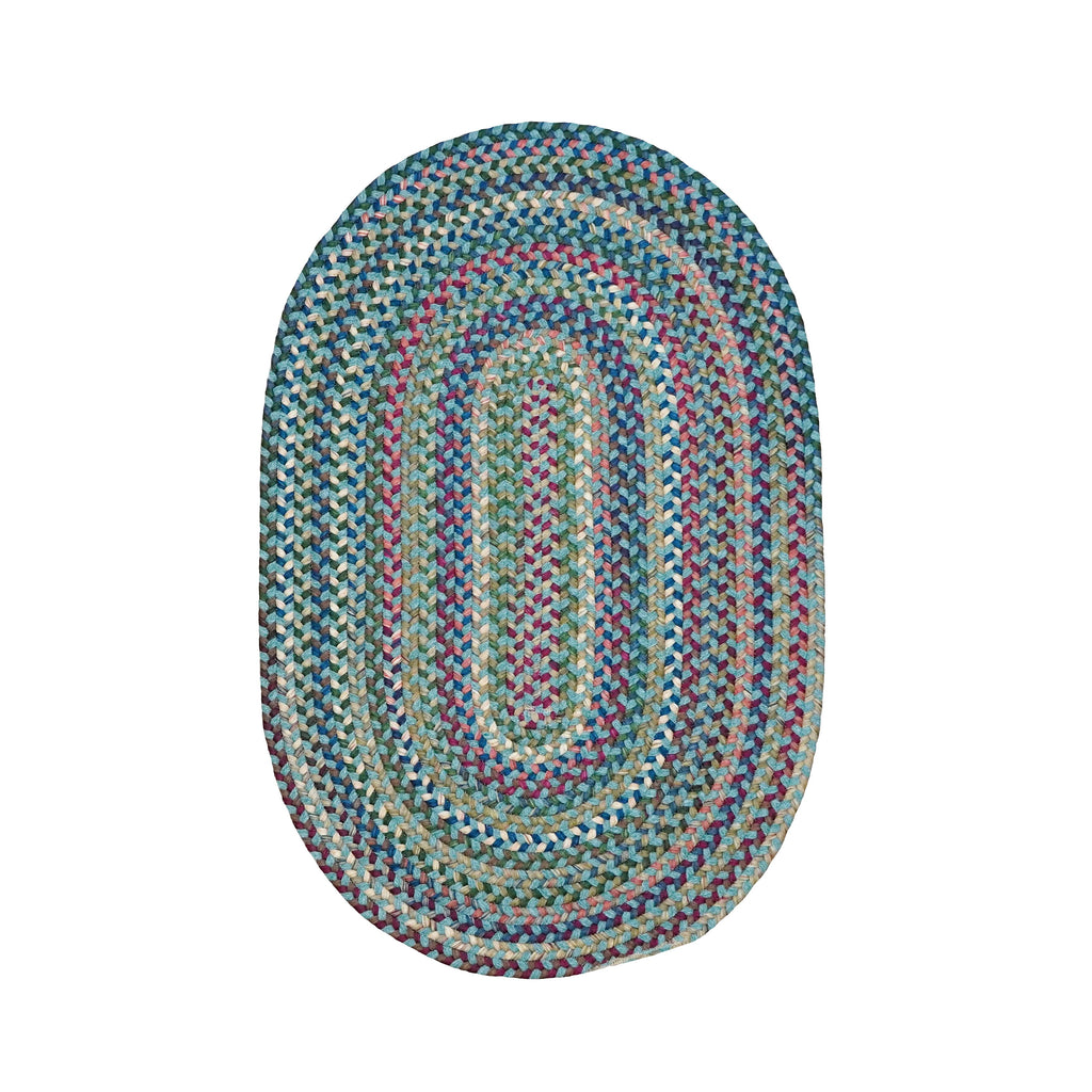 Colonial Mills Cloverdale Wool VL05 Multi-Teal Rug