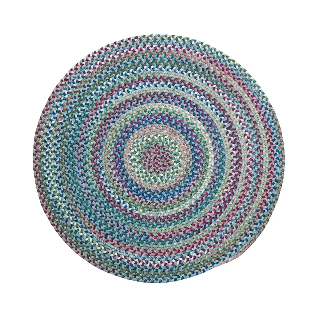 Colonial Mills Cloverdale Wool VL05 Multi-Teal Rug