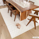 Hauteloom Deron SLYBDERONA1 White Machine Made Polypropylene Rug