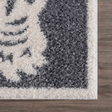 Hauteloom Zane HRDOZANEPA2 Cream Machine Made Polyester Rug