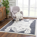 Hauteloom Zane HRDOZANEPA2 Cream Machine Made Polyester Rug