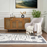 Hauteloom Zane HRDOZANEPA2 Cream Machine Made Polyester Rug