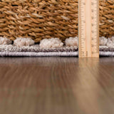 Hauteloom Maulawin MAULA Charcoal Machine Made Polyester Rug