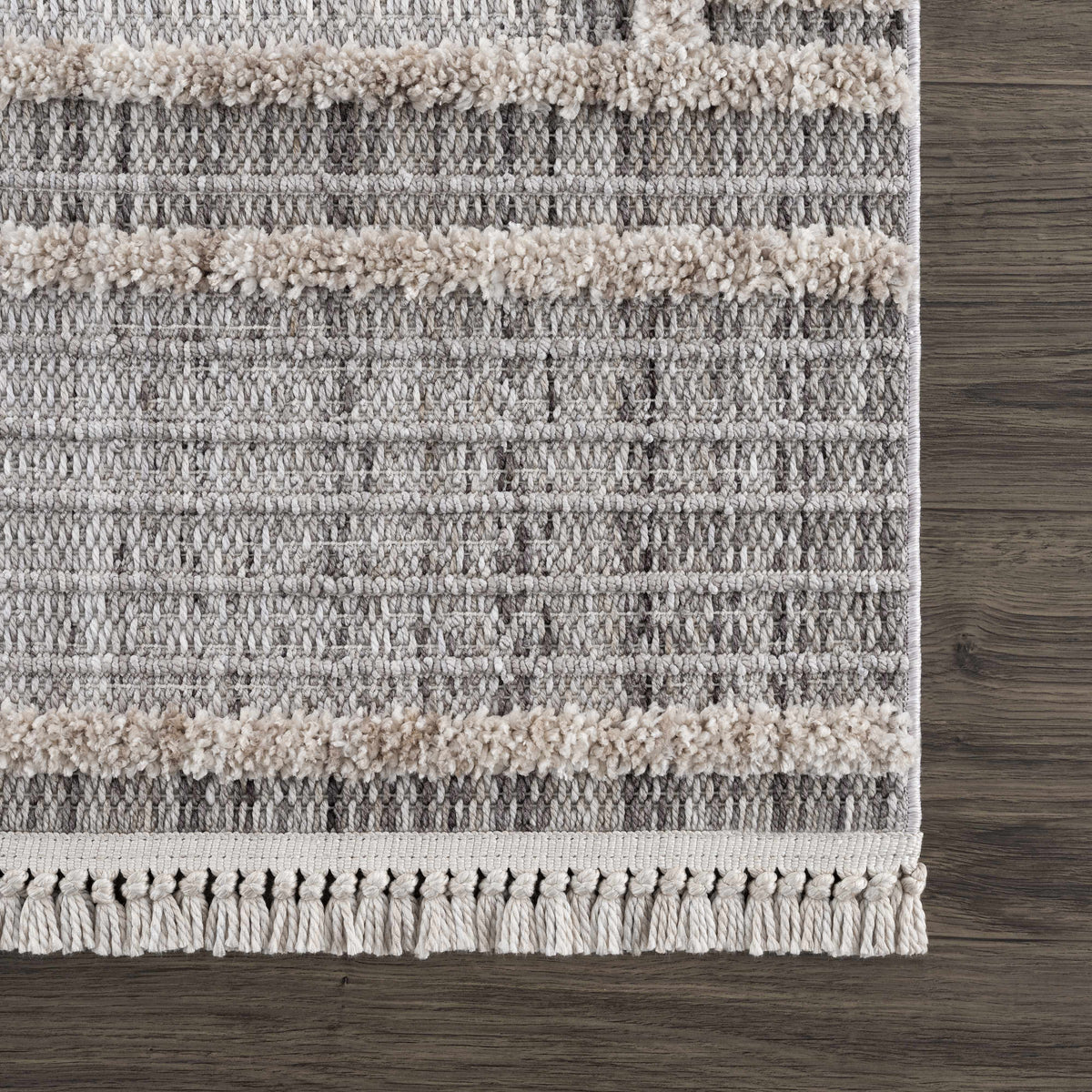 Hauteloom Amaga AMAGA Charcoal Machine Made Polyester Rug