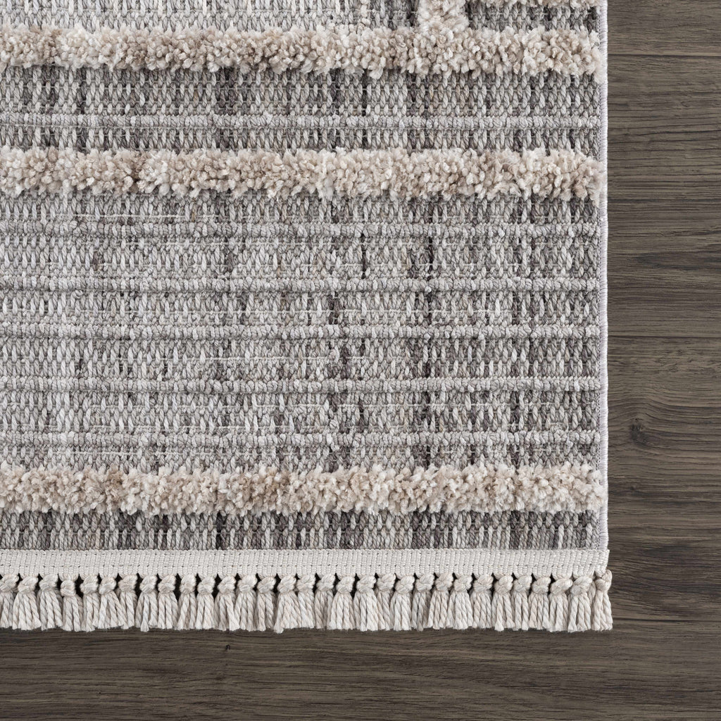 Hauteloom Amaga AMAGA Charcoal Machine Made Polyester Rug