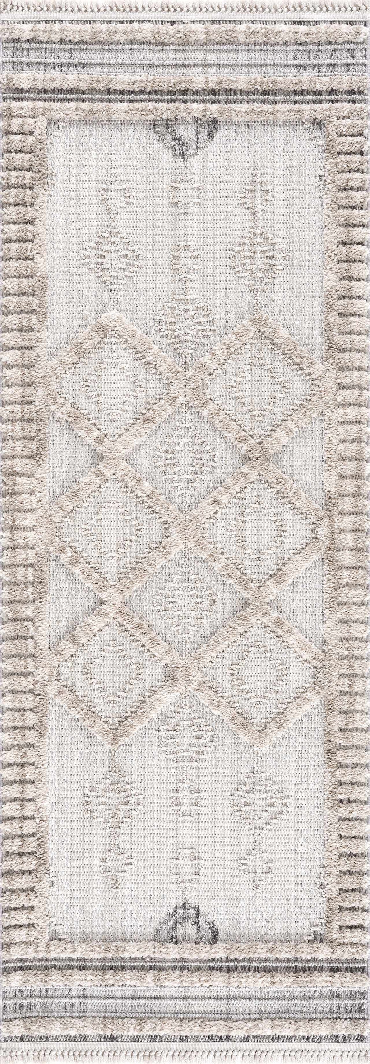 Hauteloom Amaga AMAGA Charcoal Machine Made Polyester Rug