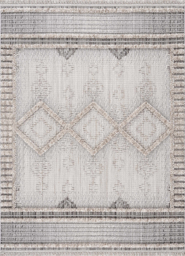 Hauteloom Amaga AMAGA Charcoal Machine Made Polyester Rug