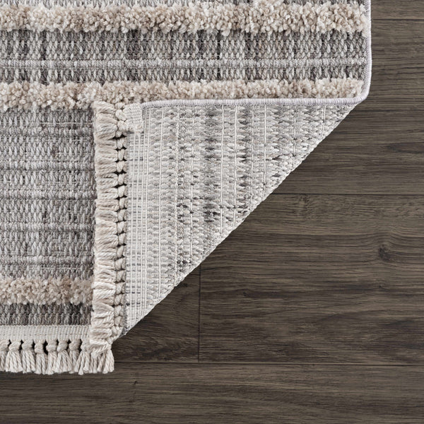 Hauteloom Amaga AMAGA Charcoal Machine Made Polyester Rug