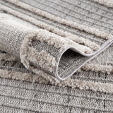Hauteloom Amaga AMAGA Charcoal Machine Made Polyester Rug