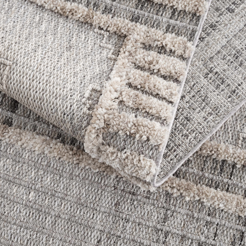 Hauteloom Amaga AMAGA Charcoal Machine Made Polyester Rug