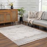 Hauteloom Amaga AMAGA Charcoal Machine Made Polyester Rug