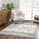 Hauteloom Amaga AMAGA Charcoal Machine Made Polyester Rug