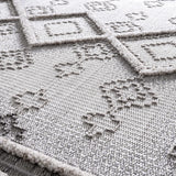 Hauteloom Amaga AMAGA Charcoal Machine Made Polyester Rug