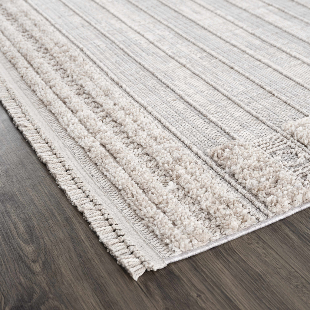 Hauteloom Sulak SLK Charcoal Machine Made Polyester Rug
