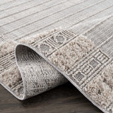 Hauteloom Sulak SLK Charcoal Machine Made Polyester Rug