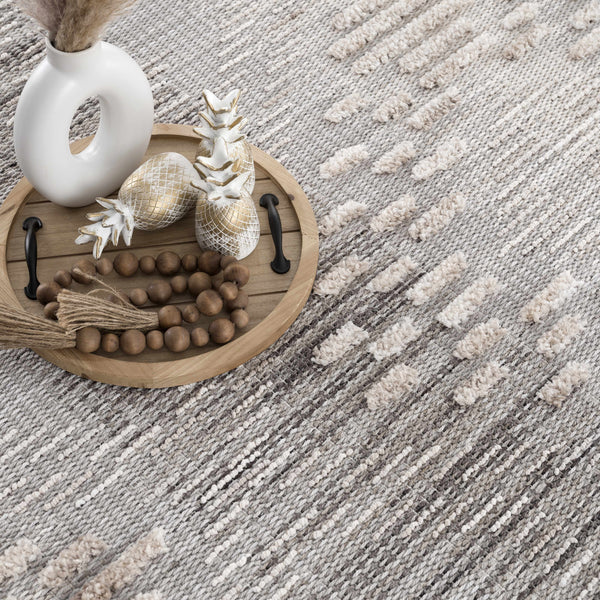 Hauteloom Poydras POYD Charcoal Machine Made Polyester Rug