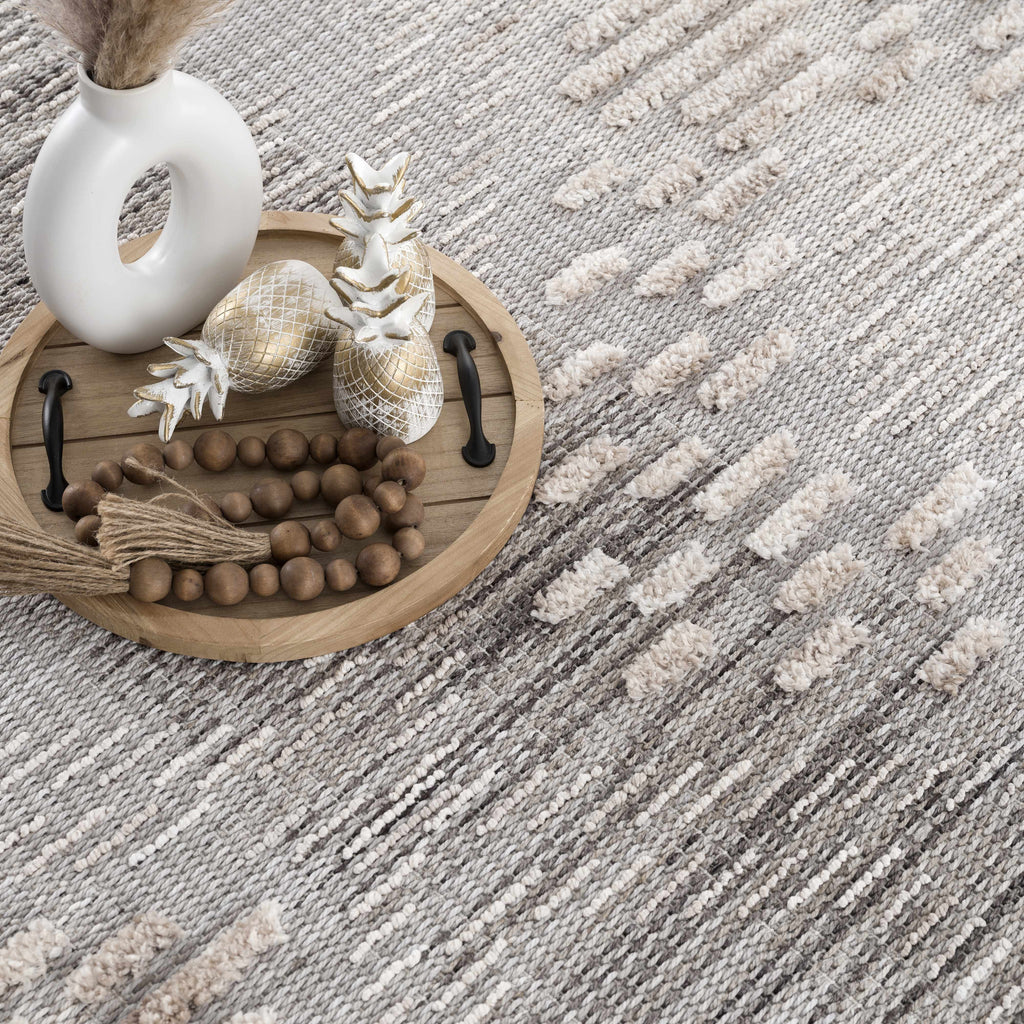 Hauteloom Poydras POYD Charcoal Machine Made Polyester Rug