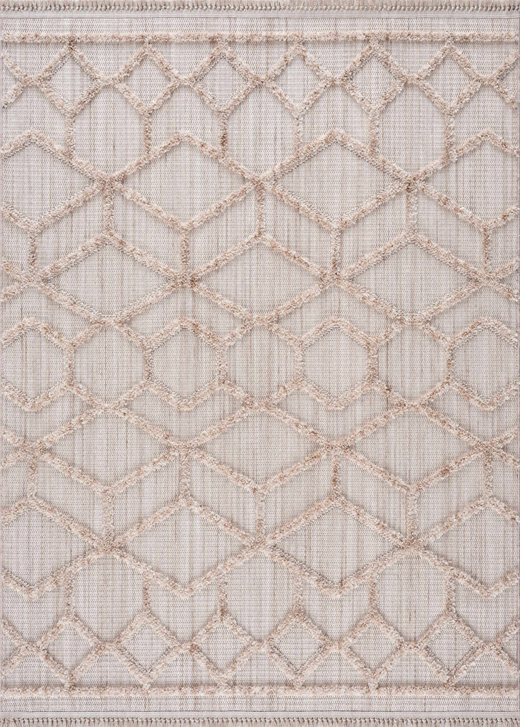 Hauteloom Malilinao MLLUH Cream Machine Made Polyester Rug