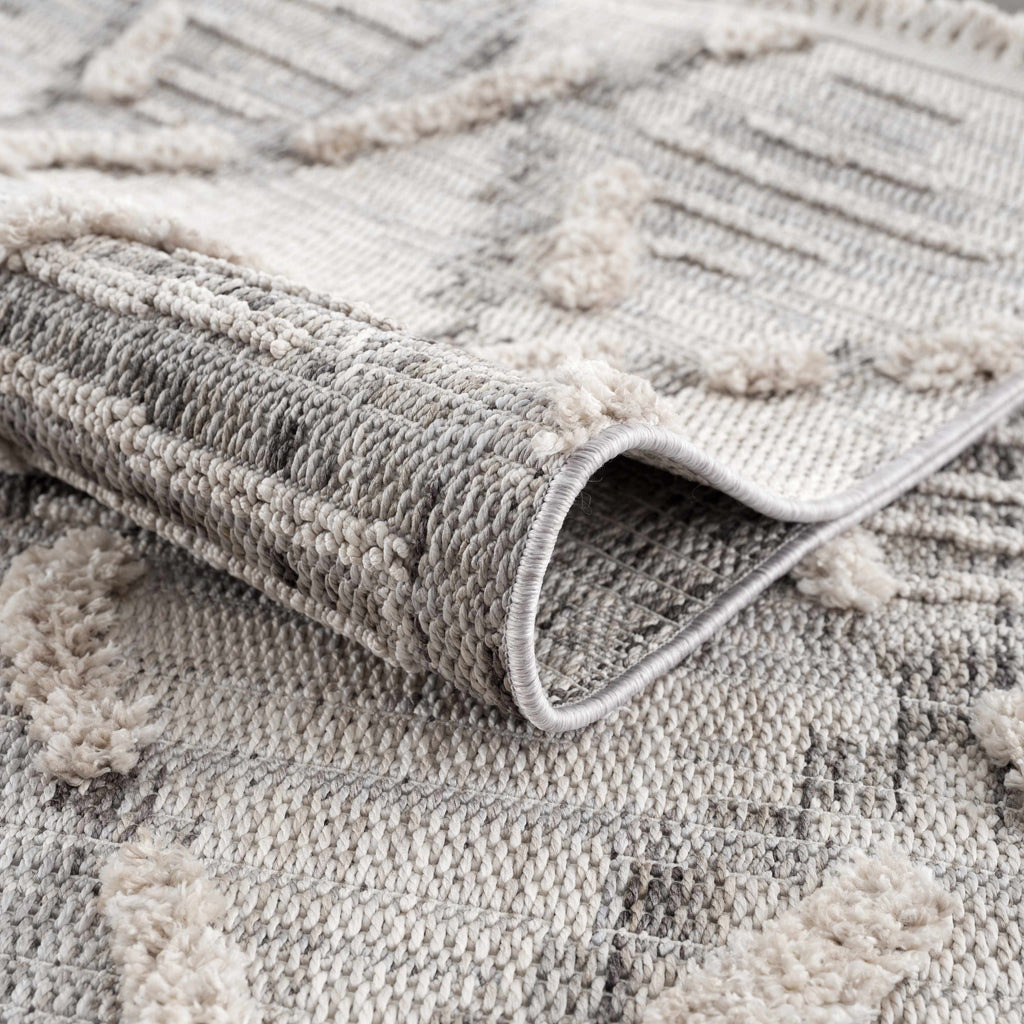 Hauteloom Bogtong BOGT Charcoal Machine Made Polyester Rug