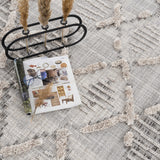 Hauteloom Bogtong BOGT Charcoal Machine Made Polyester Rug