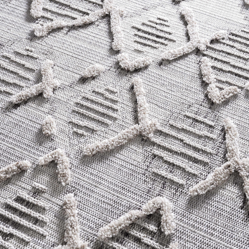 Hauteloom Bogtong BOGT Charcoal Machine Made Polyester Rug