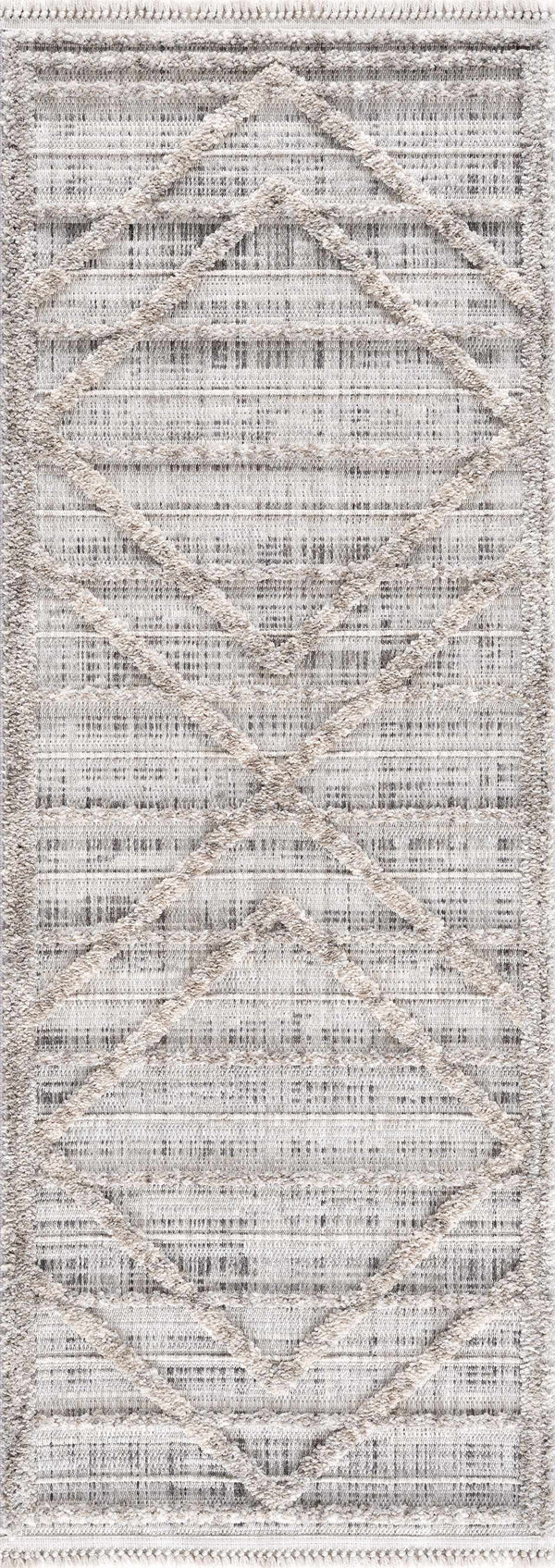 Hauteloom Barurao BARU Charcoal Machine Made Polyester Rug