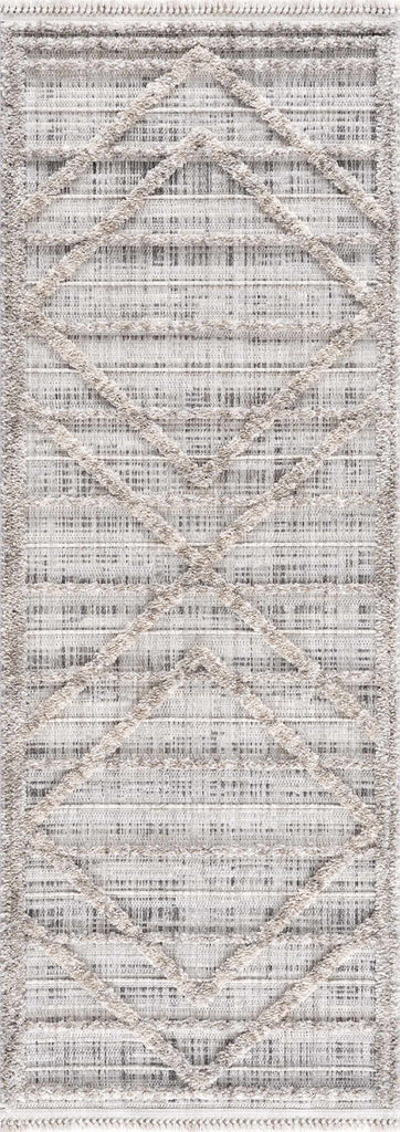 Hauteloom Barurao BARU Charcoal Machine Made Polyester Rug