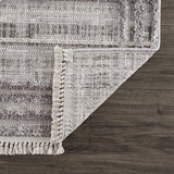 Hauteloom Barurao BARU Charcoal Machine Made Polyester Rug