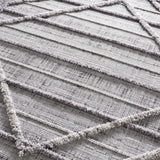 Hauteloom Barurao BARU Charcoal Machine Made Polyester Rug