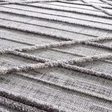 Hauteloom Barurao BARU Charcoal Machine Made Polyester Rug