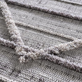 Hauteloom Barurao BARU Charcoal Machine Made Polyester Rug