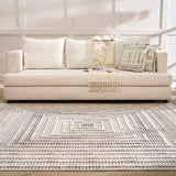 Hauteloom Lunao LUNAO Charcoal Machine Made Polyester Rug