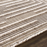 Hauteloom Lunao LUNAO Charcoal Machine Made Polyester Rug