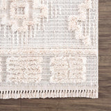 Hauteloom Rosales RSLS Cream Machine Made Polyester Rug