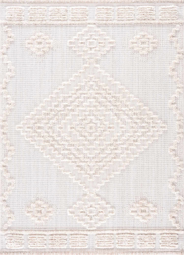 Hauteloom Rosales RSLS Cream Machine Made Polyester Rug