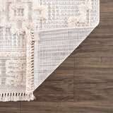 Hauteloom Rosales RSLS Cream Machine Made Polyester Rug