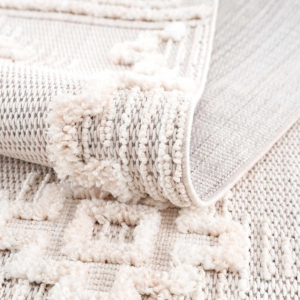 Hauteloom Rosales RSLS Cream Machine Made Polyester Rug