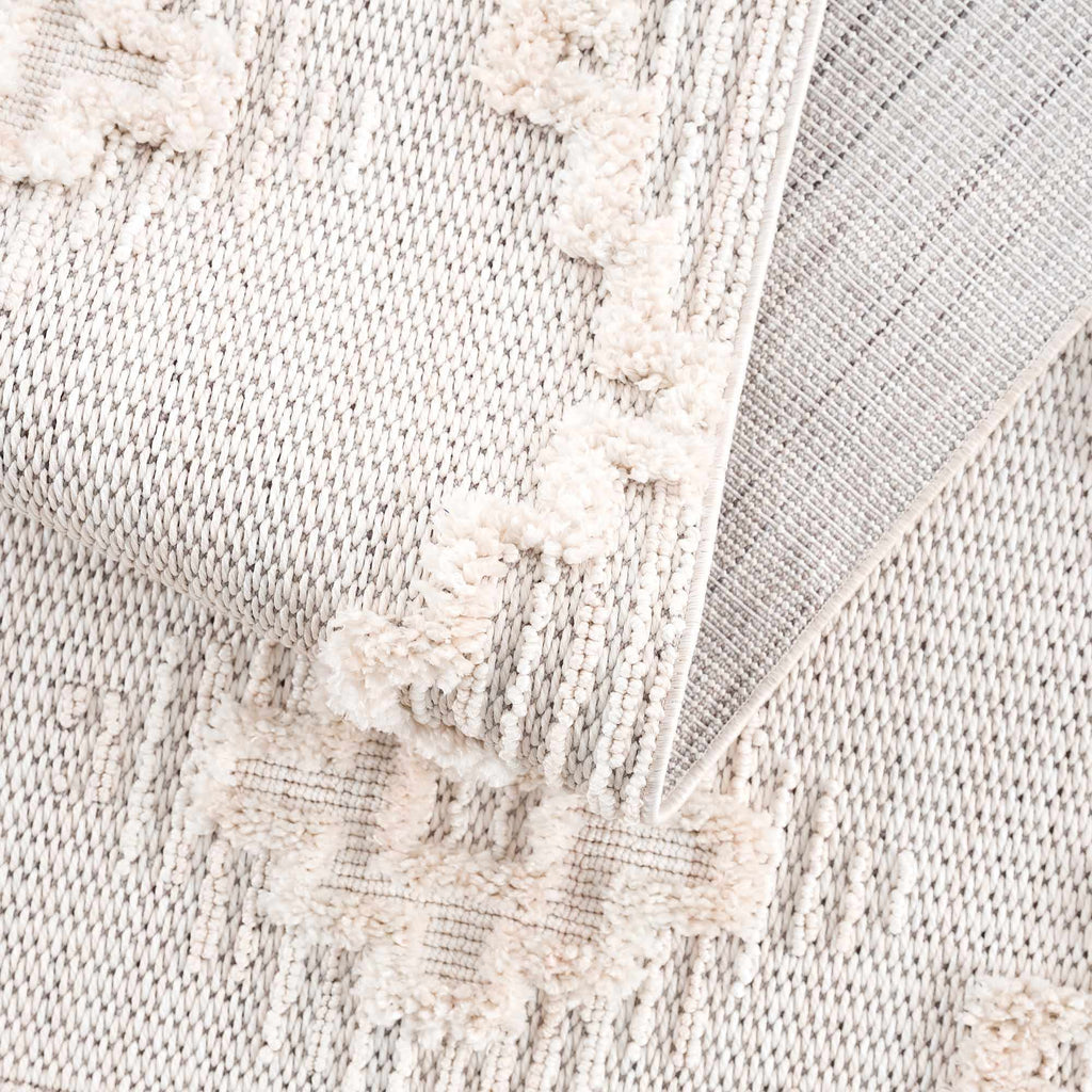Hauteloom Rosales RSLS Cream Machine Made Polyester Rug