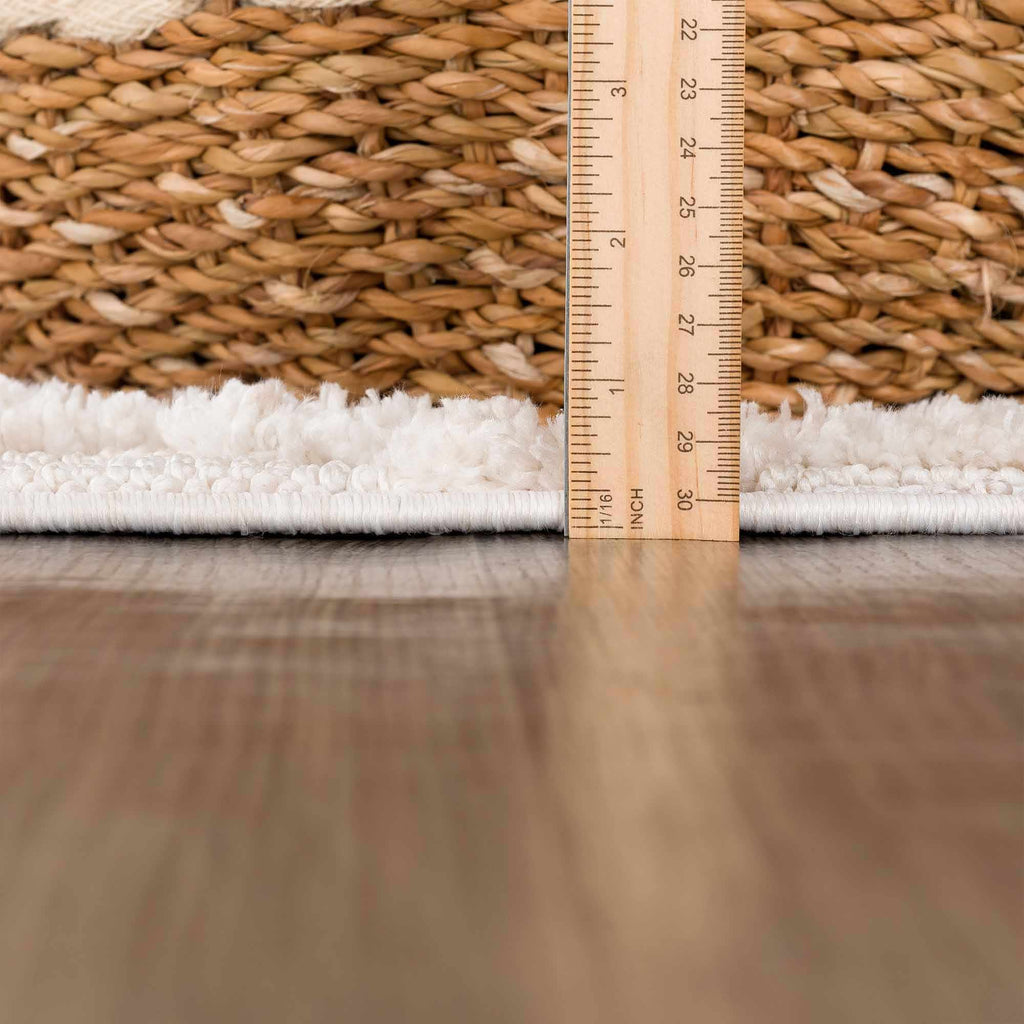 Hauteloom Rosales RSLS Cream Machine Made Polyester Rug