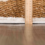 Hauteloom Rosales RSLS Cream Machine Made Polyester Rug