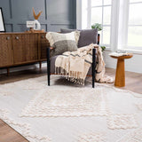 Hauteloom Rosales RSLS Cream Machine Made Polyester Rug